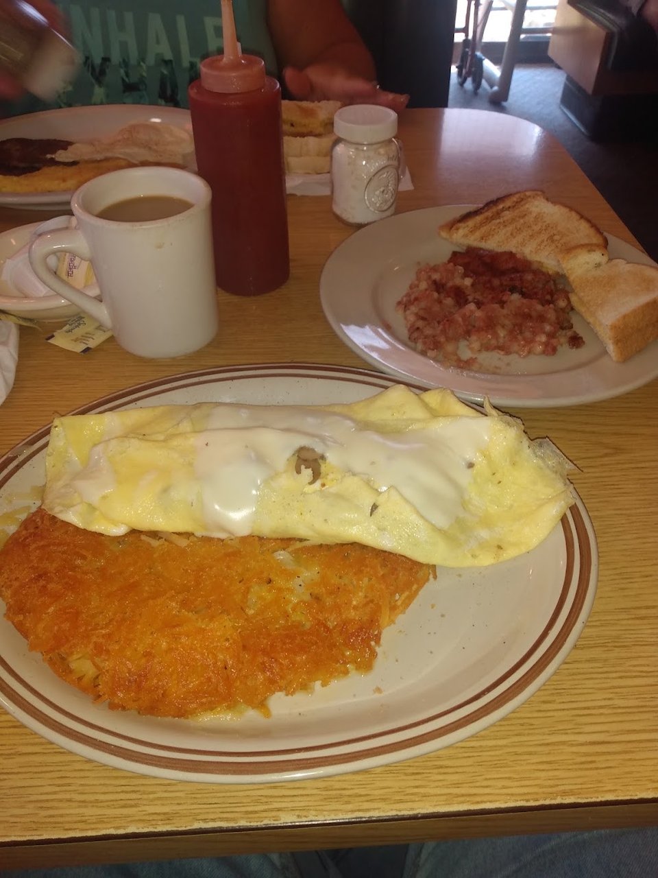 Hippy Omelette Home Fries and Hash