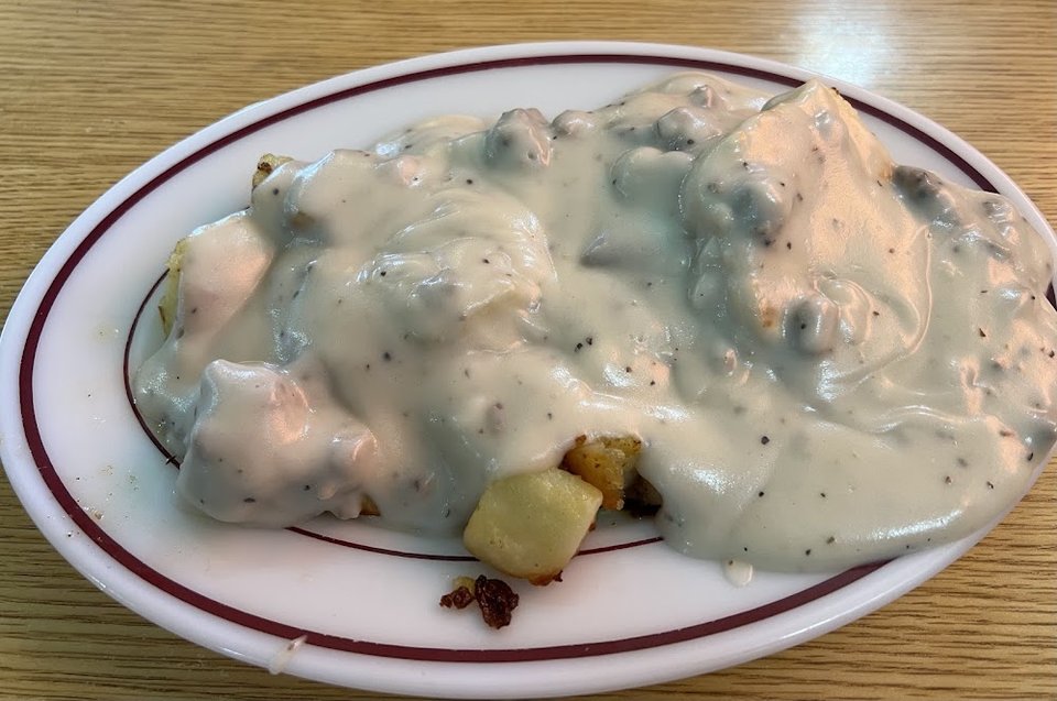 Sausage Gravy on Biscuits and Gravy